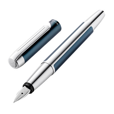 Pelikan Pura Series P40 Fountain Pen in Petrol - Broad Point - New in Box