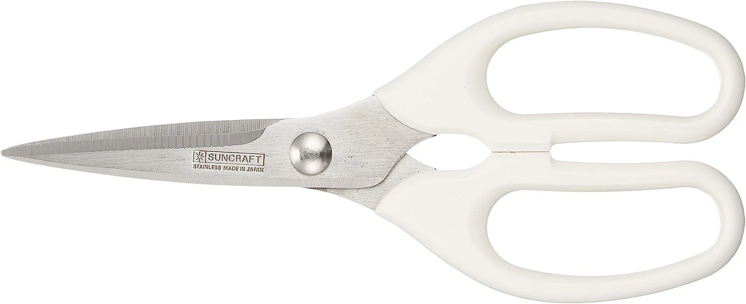 Suncraft Kitchen Scissors with Cover for Children DI-56 serrated edge