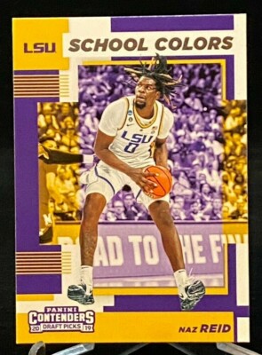 2019-20 Contenders School Colors #24 Naz Reid LSU Tigers | eBay
