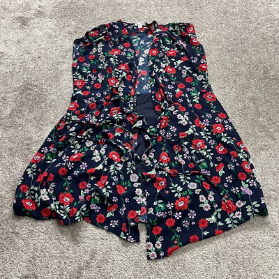 Favlux Fashion Dress Womens Plus 2X Blue Floral Sleeveless Knee Length Wrap Tie | eBay Favlux Fashion Dress Womens Plus 2X Blue Floral Sleeveless Knee Length Wrap Tie | eBay