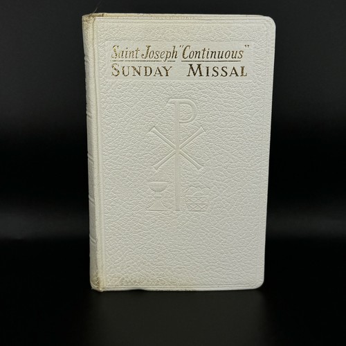 Saint Joseph Continuous Sunday Missal 1961 Confraternity Version White - Imagen 1 de 16