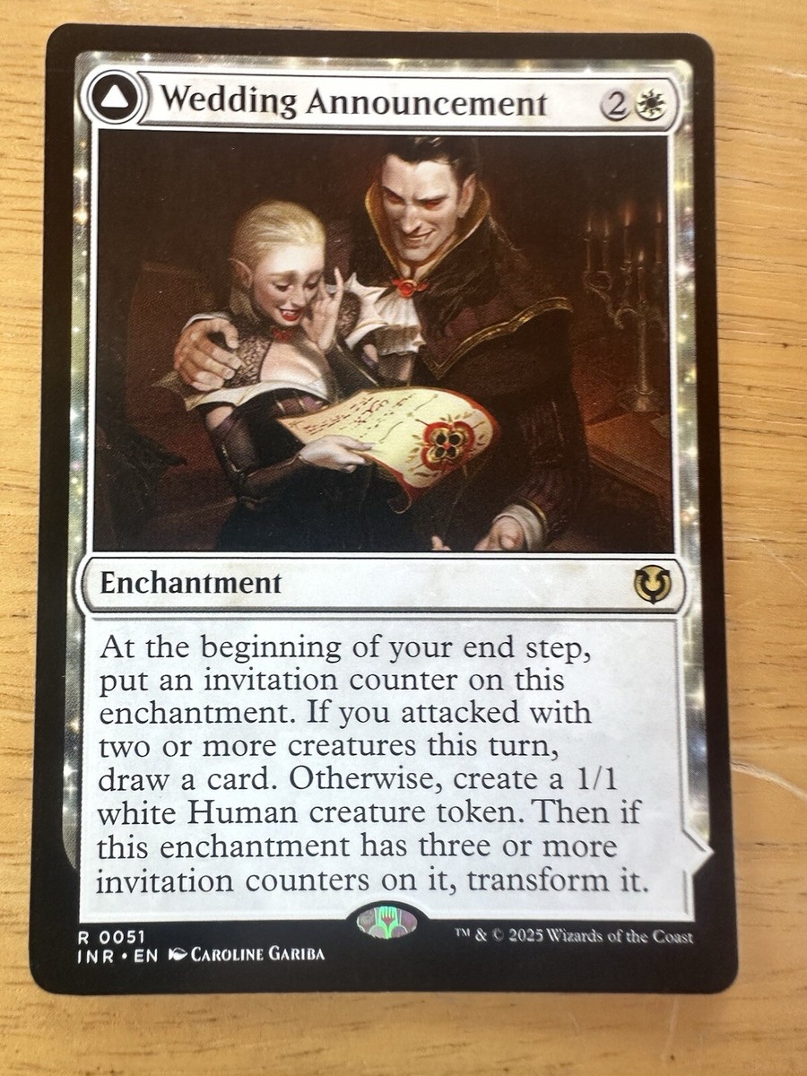 wedding mtg cards NM Wedding Announcement, MTG, Innistrad Remastered, Magic the Gathering, 51
