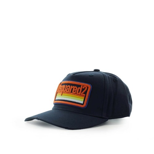 Dsquared2 D2 Navy Blue Orange Baseball 