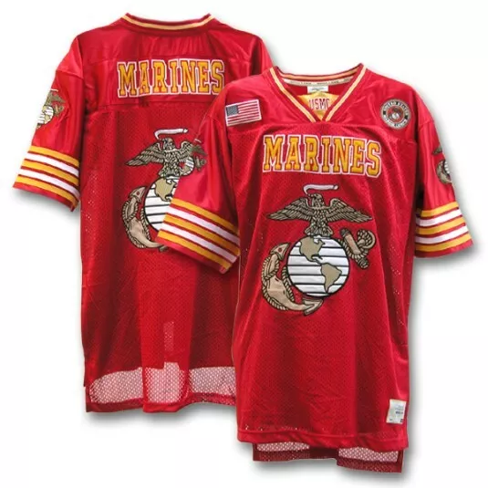 Usmc sales football jersey