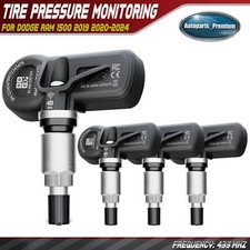 Qty4 433mhz Tpms Tire Pressure Monitoring Sensor For Ram 1500 2019 2020-2024 Qty4 433mhz Tpms Tire Pressure Monitoring Sensor For Ram 1500 2019 2020-2024