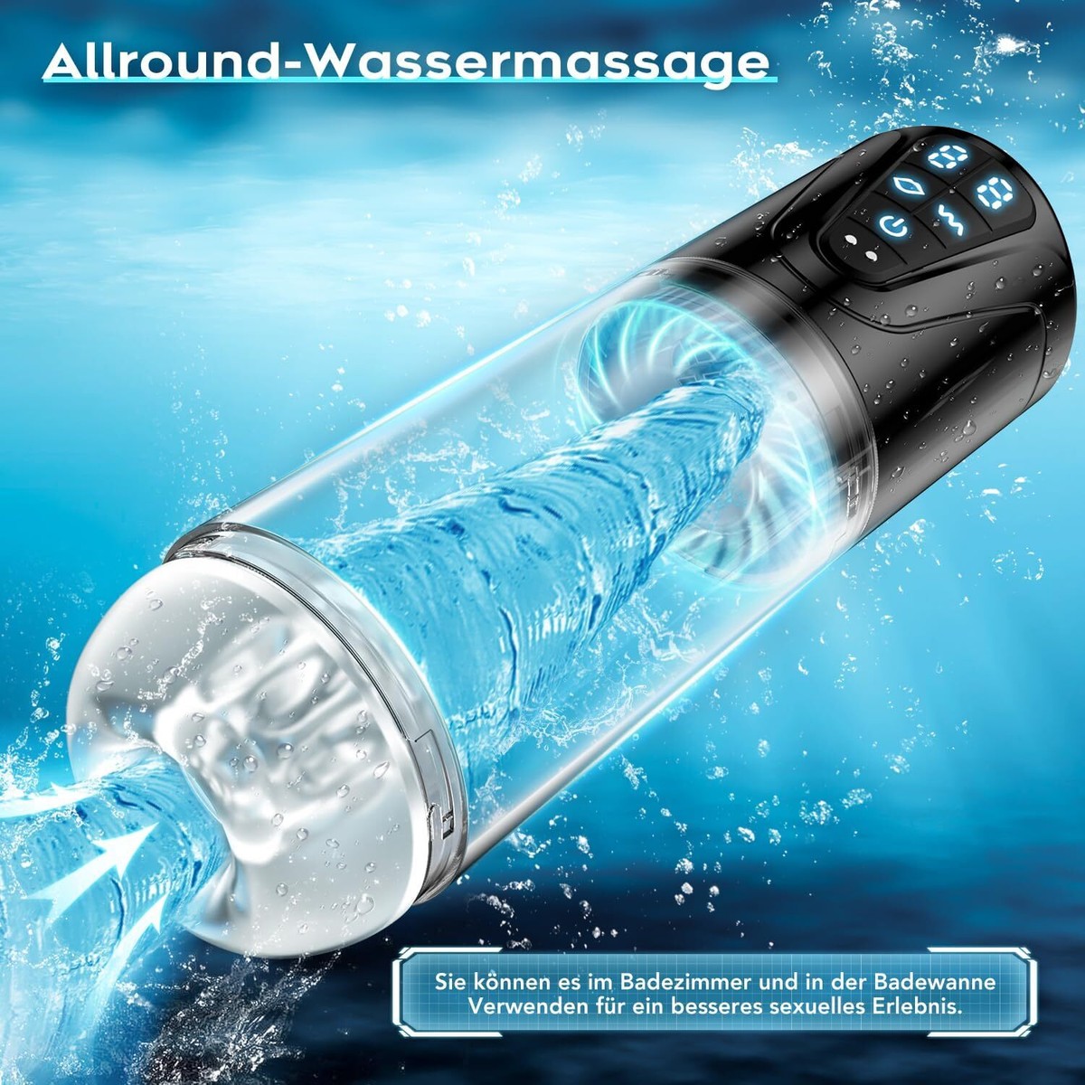Elektrischer Masturbator Cup 10 Vibration mit 10 Saugmodi,Sex Spielzeug fr  die | eBay.de