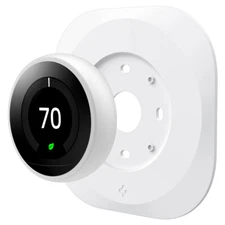 For Google Nest Learning Thermostat | Spigen [ Wall Plate ] 3G Matte Wall Mount