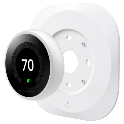 #ad #ad For Google Nest Learning Thermostat Spigen Wall Plate 3G Matte Wall Mount $14.99