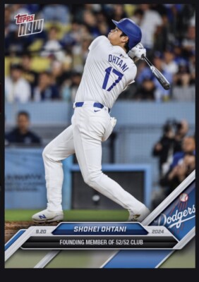 2024 TOPPS NOW-Founding Member 52/52 Club -SHOHEI OHTANI(Topps Bunt Digital card