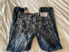 True Religion Mens Acid Wash Jeans Size 32 NWT — photo 5
