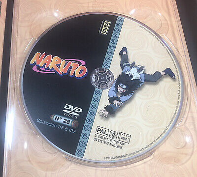 Naruto Vol. 10 DVD French, Japanese 2002 Episode 118-130 USED Region 2