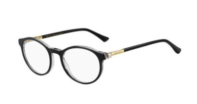 Jimmy Choo Brillengestell JC272 col 7C5 schwarz mit Etui und Tuch 49mm