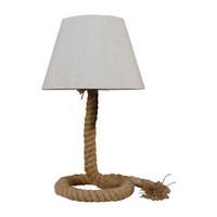 NäVe E27 Tischleuchte Rope Ø24Cm Weiß 3147223