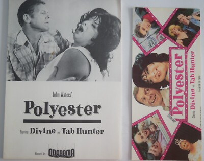 20 Presseheft + Scratch Card POLYESTER Divine, Tab Hunter