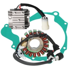 Magneto Stator+Voltage Rectifier+Gasket For Yamaha YFM225 Moto-4 59V-85510-20