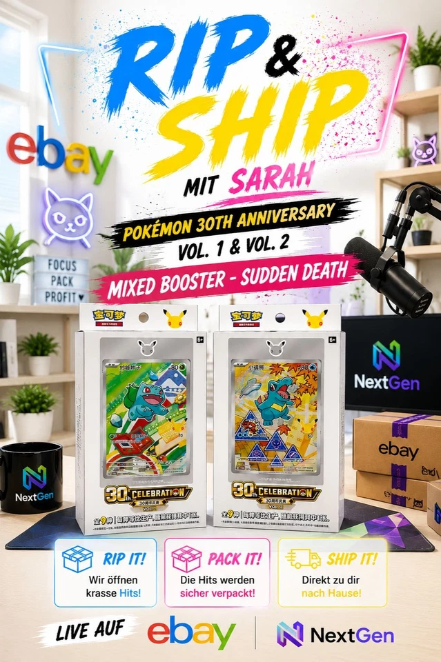 30th Anniversary Vol 1 + Vol 2, OPK-12, Mixed Booster - mit Sarah