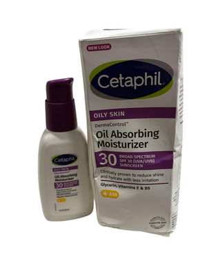 Cetaphil Oil Absorbing Moisturizer SPF 30 | Oily Skin | New w/ Box