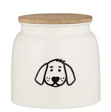 Laursen - Hundefutterdose Trockenfutterdose Dose für Hundefutter Weiß 04897-11
