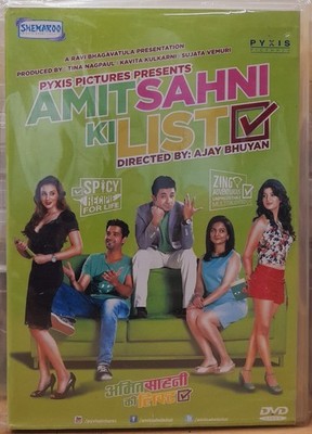 Amit Sahni Ki List - Vir Das - Bollywood Hindi Movie DVD, With Subtitles,  ALL/0