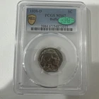 1938-D 5c Indian Head Buffalo Nickel Coin PCGS Ms 67 Cac with Amzing Toning