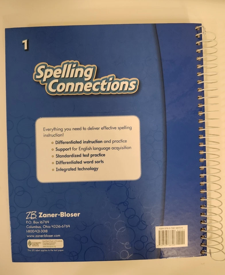 Spelling Connections Teacher Edition 1 By J Richard Gentry - Image 3 of 4