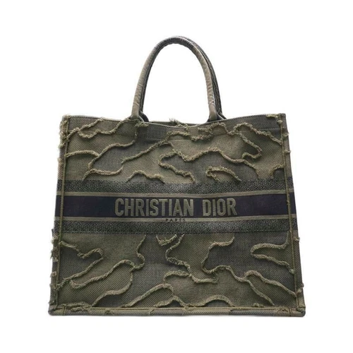Grand sac fourre tout Dior vert camouflage livre 123836527