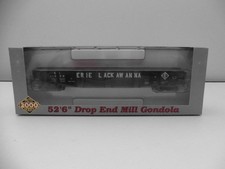 Life Like Proto 2000 21456 EL Erie Lackawanna 52' Gondola schwarz Spur H0