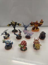 Lot of 10 2012 Activision Skylander Giants Figures, Orange Bases