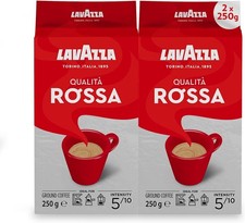 2 X Lavazza Qualita Rossa Ground Coffee (2 x 250g) 25.98 per kilo