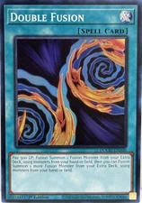 Yugioh! Double Fusion - DOOD-EN100 - Super Rare - 1st Edition Near Mint, English
