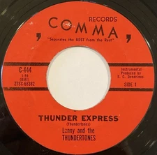 Lenny & The Thundertones – Thunder Express – Comma Records - C-444 – 1961 45 RPM