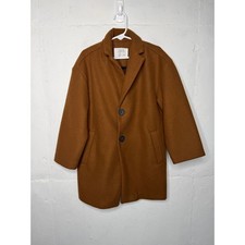ZARA Girls Brown Coat Size 6-7 Years