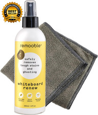 Dry Erase Whiteboard Cleaner Spray Microfiber Cleaning Cloth Safely Removes