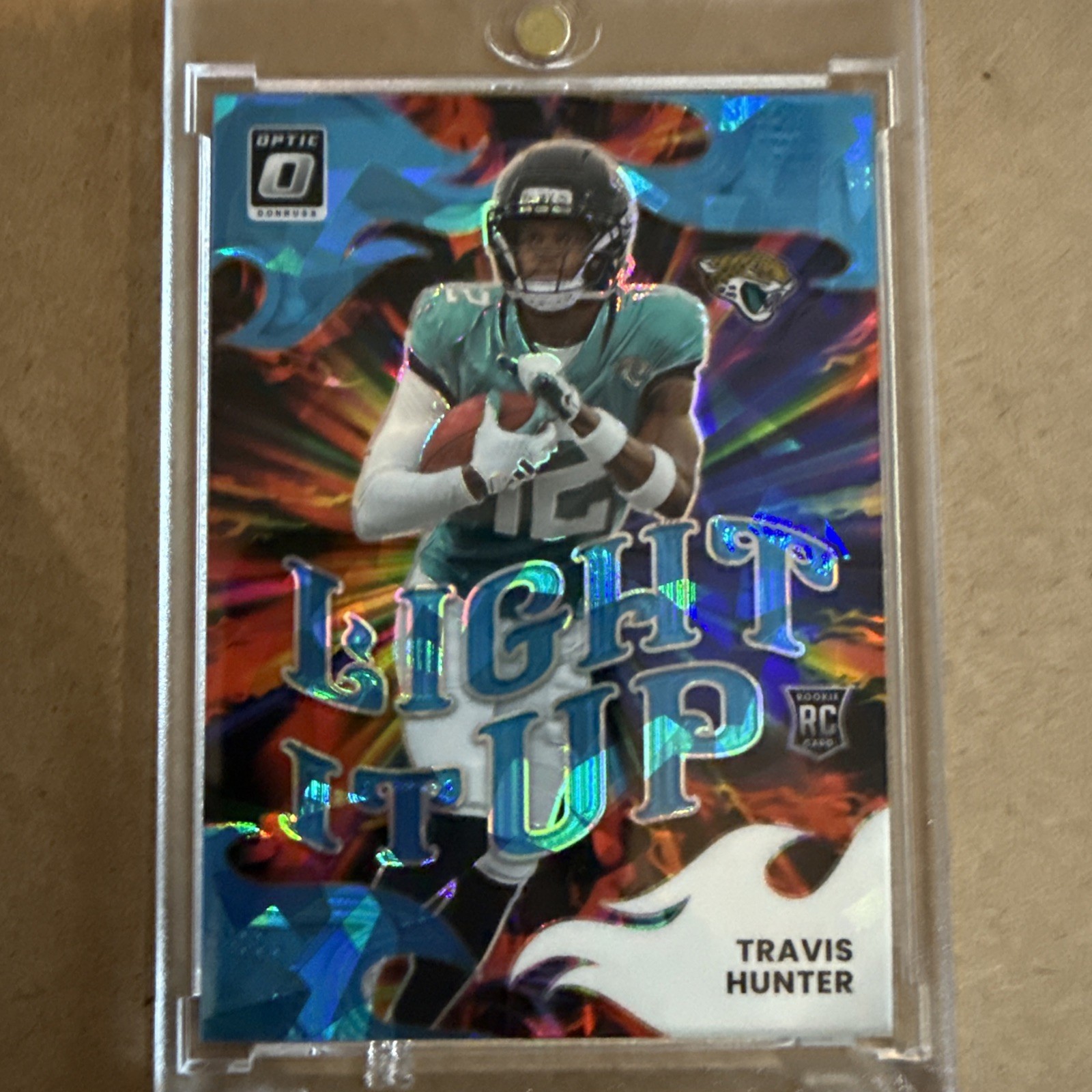 2025 Optic Travis Hunter Light It Up Cracked Ice /55