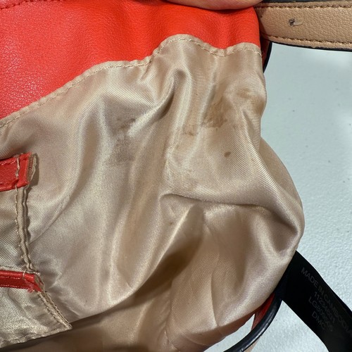 Petit sac à main cartable Guess Los Angeles cercle logo perforé cuir - Photo 9/11