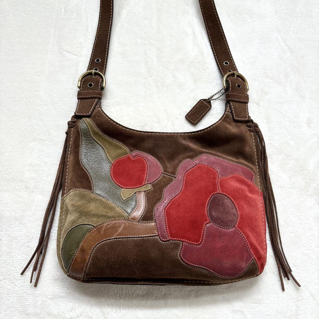 COACH 9257 vintage Ergo Flower Shopper Bag good fastener