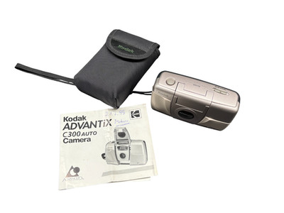 Kodak Advantix C300 Auto APS Kompaktkamera Silber Vintage