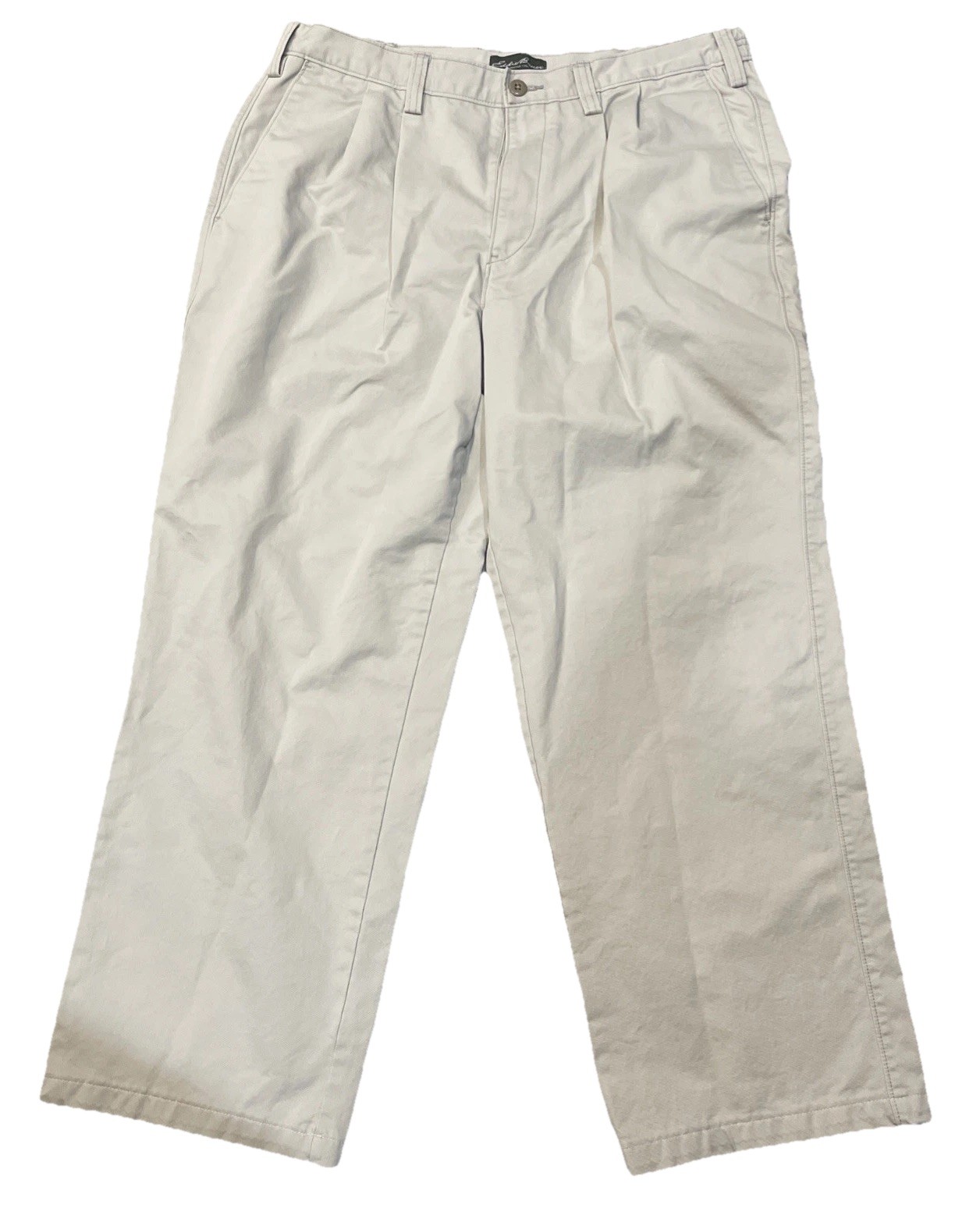 Eddie Bauer Men’s Khaki Dress Pants Size 36x29 Excellent Flawless Condition