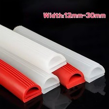 E-Shape Silicone Rubber Sealing Strip Window Oven Door Seal Gasket 12mm-30mm