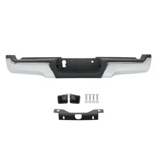 Chrome Rear Step Bumper Assembly For Ford F-250 F350 Super Duty 2017-22 W/o Park