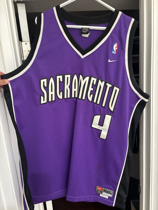 Vintage Nike Sacramento Kings Chris Webber Purple Jersey- Size 2XL +2 Length