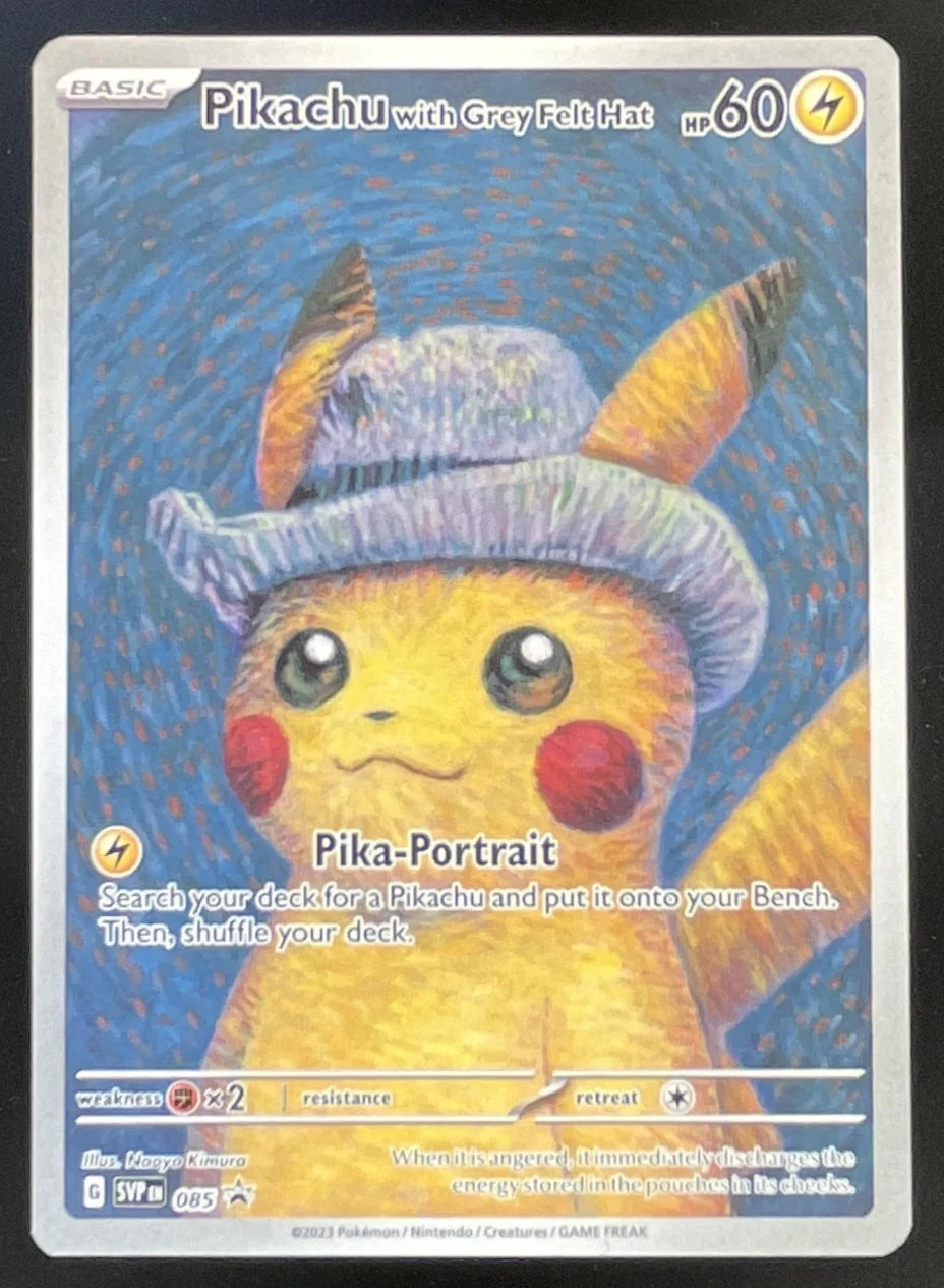 2023 Pokemon SV Black Star Promos Promos #085 Pikachu Van Gogh