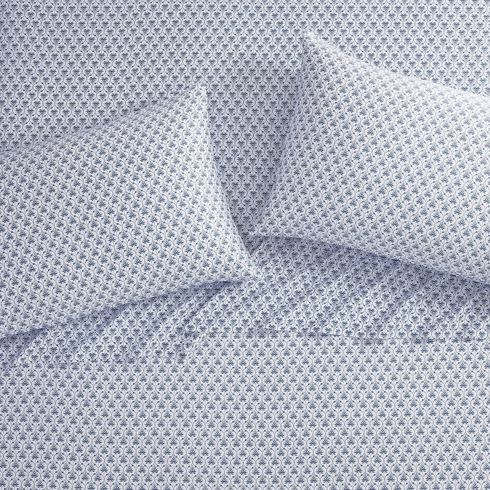 Laura Ashley Home Queen Sheet Set, Soft Sateen Cotton Bedding Set - Sleek, Sm... - Image 4 of 4