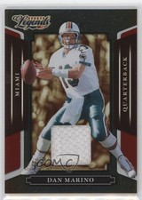 2008 Donruss Americana Sports Legends Mirror Red Materials Dan Marino HOF 12i0