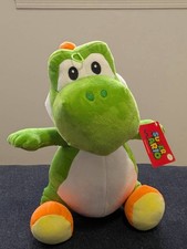 Nintendo Super Mario Bros Green Yoshi 16  Plush Red Shell Large Plush NWT