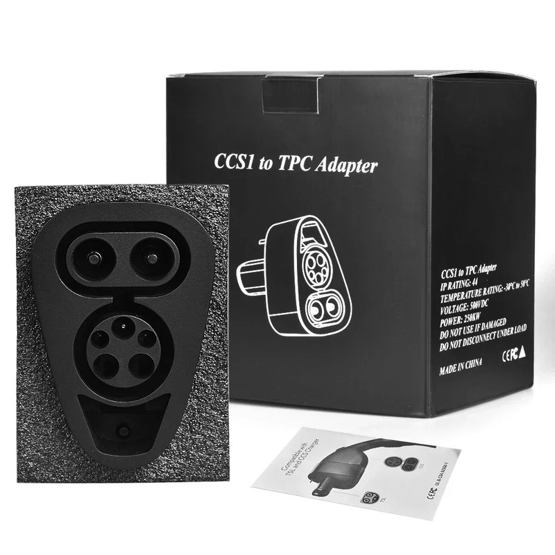 EV Charger DC Adapter CCS1 Tesla 250KW Fast Charging Electric Vehicle