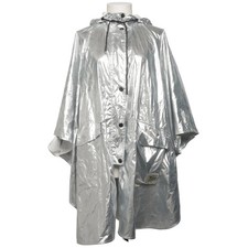 Desigual, Regenponcho, Größe: ONE SIZE, 23SAIY03, Silber, Polyester, Damen #IDG