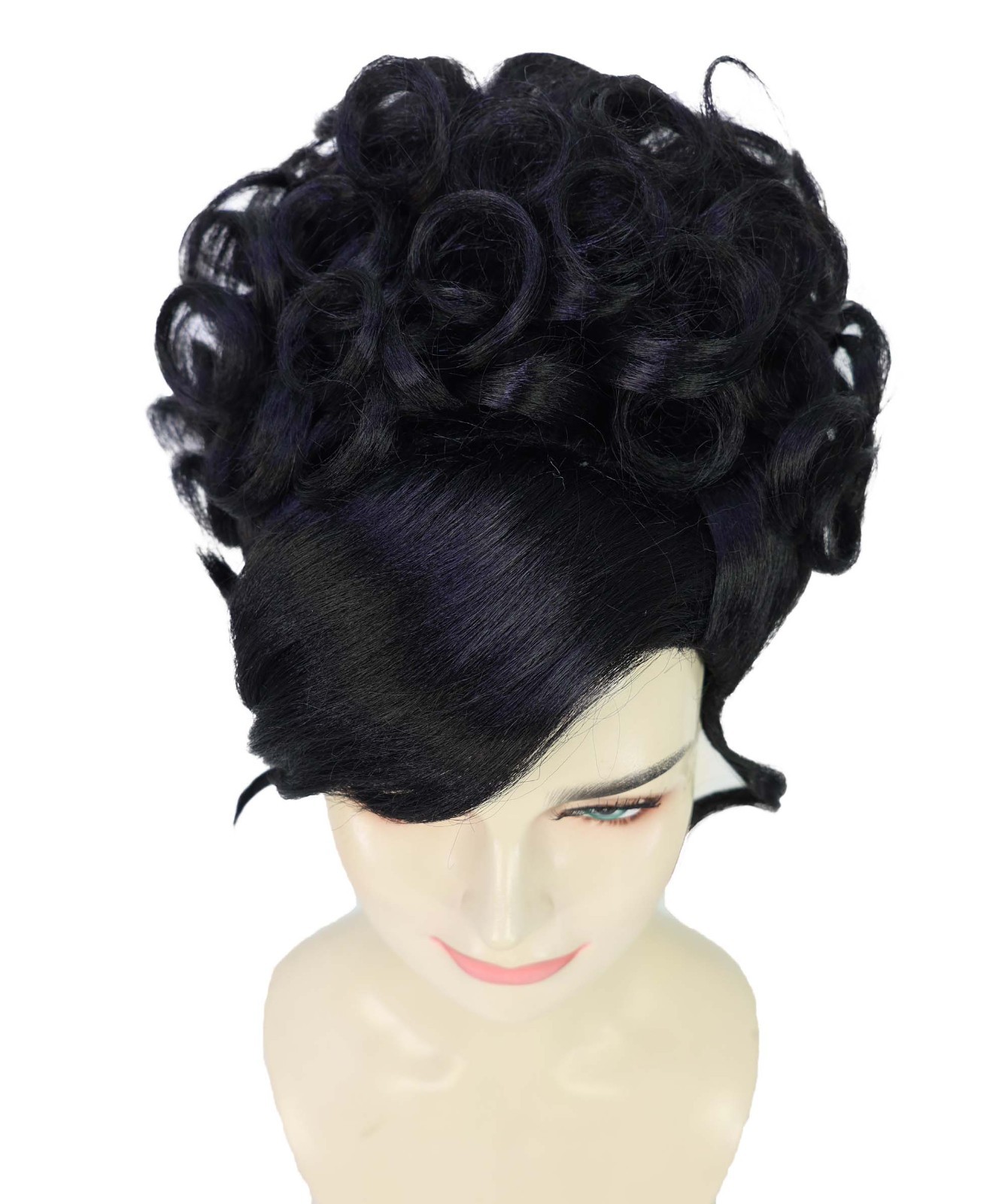 Adult Women's American Rapper Curly Updo High Fashion Wig, Multi Color Options