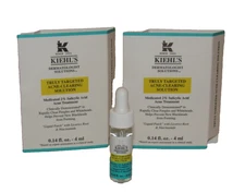 2 Kiehl's Truly Targeted Acne-Clearing Solution 2% Salicylic Acid 0.28 Oz TOTAL