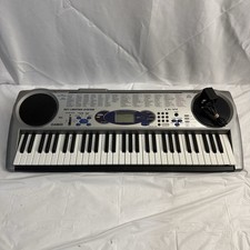 E1 Casio LK-44 Lighted Key Teaching Keyboard Piano with Power Cord Tested